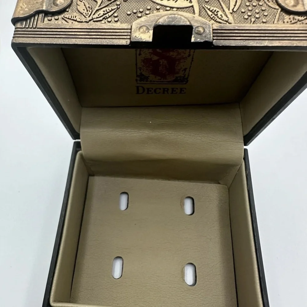 Ring Bearer Box Or Treasure Chest box Decor With Pillow Decree